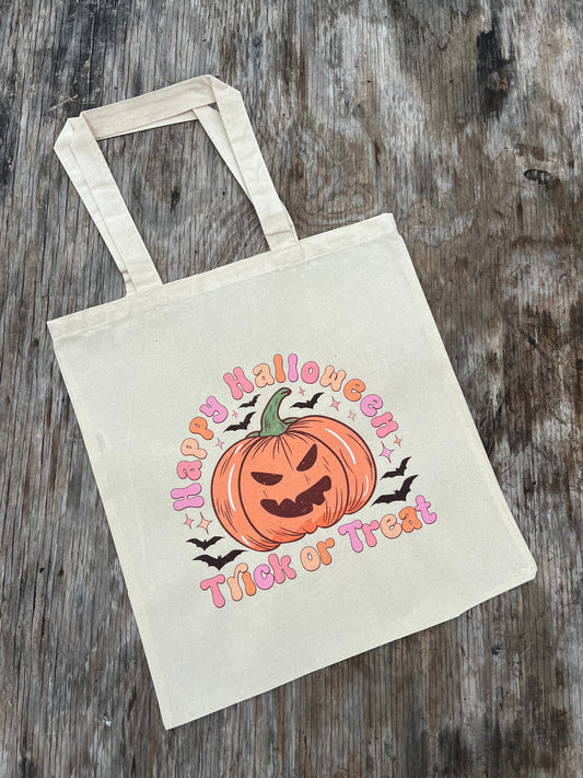 Pumpkin Trick or Treat Tote