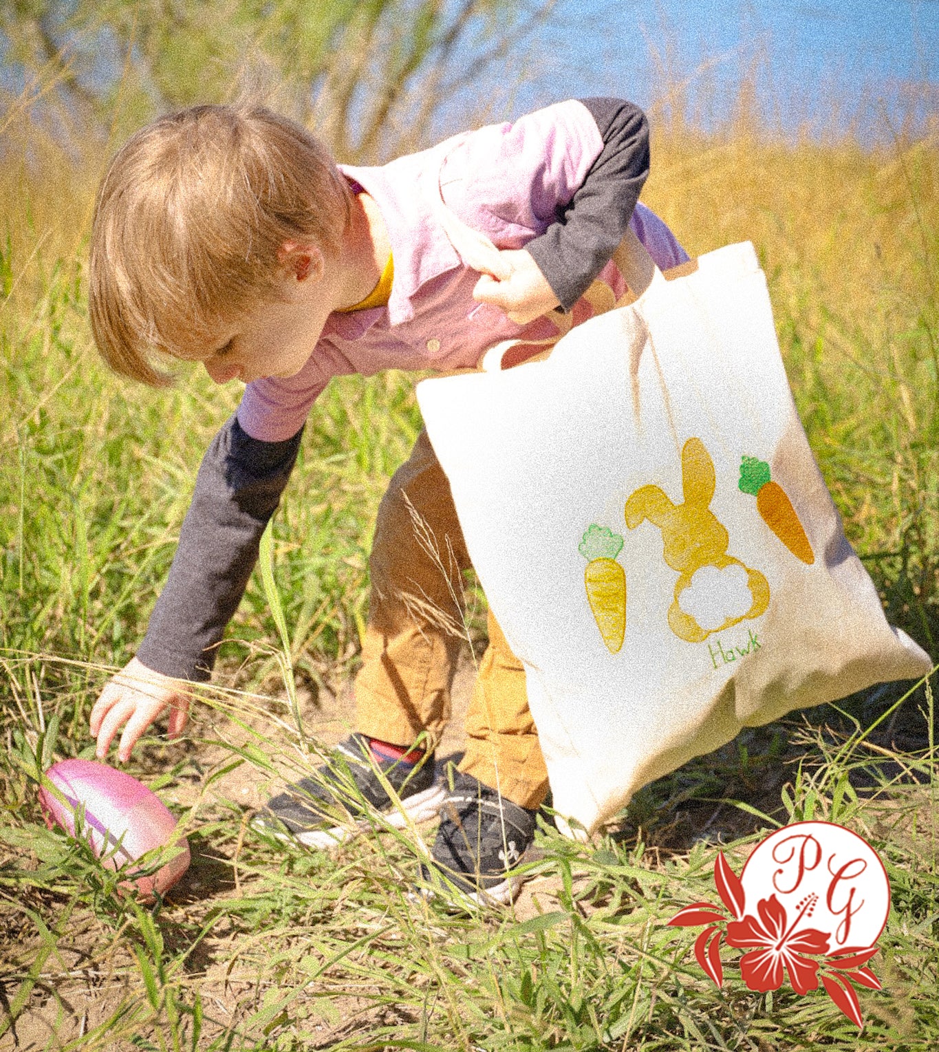 Kid's EMBROIDERED Easter Bags