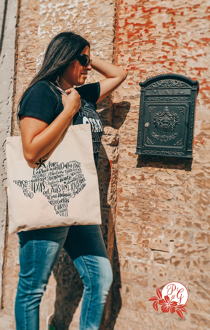 Texas Cities Tote Bag