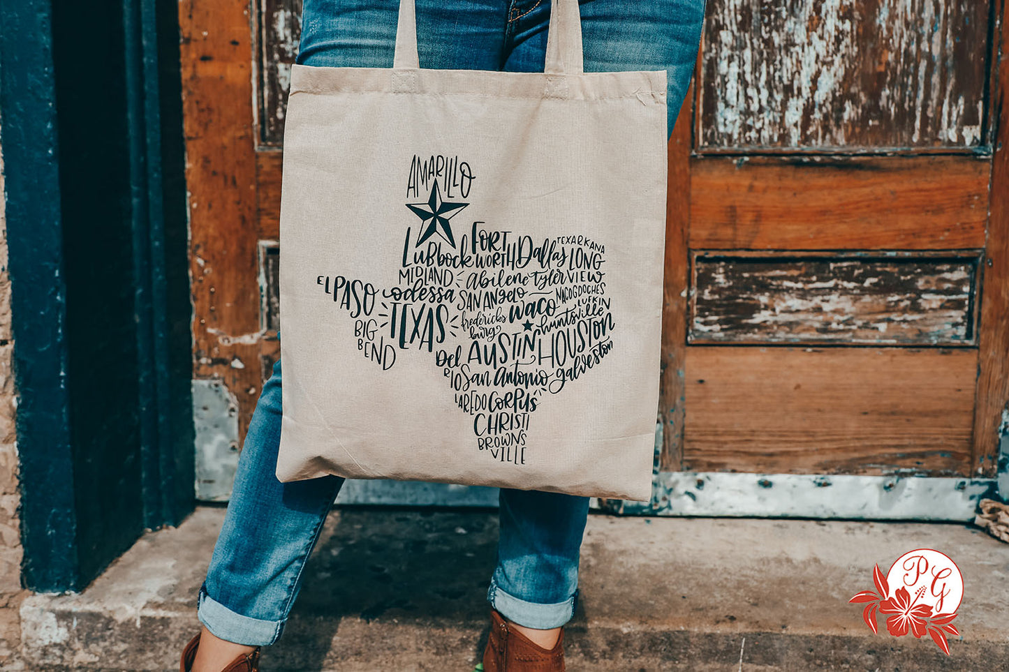 Texas Cities Tote Bag