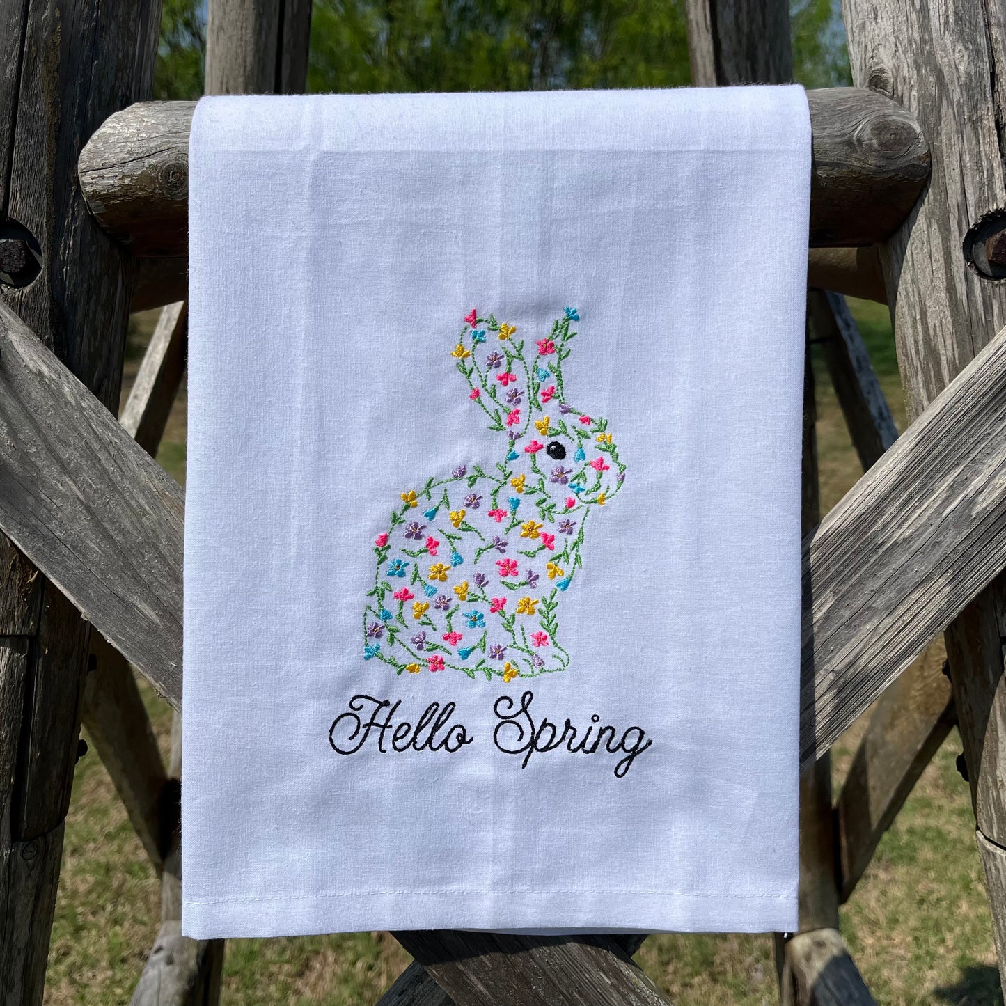 Hello Spring Floral Napkin